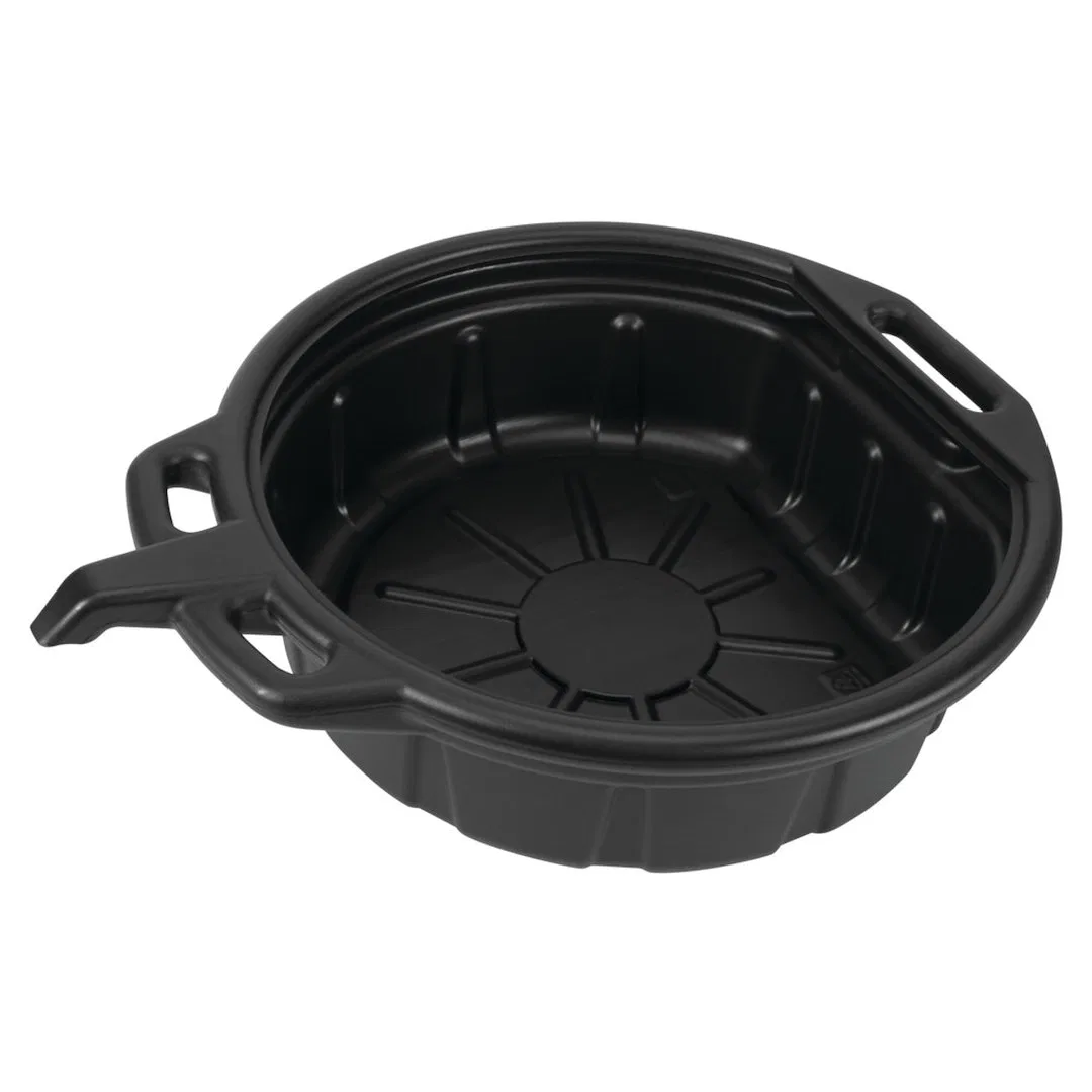 W4071 – PERFORM TOOL Drain Pan, 4-1/2 Gallon Capacity Black Polyethylene With Handle